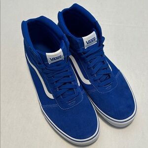 Vans Men 13 Ward Hi Blue White 3074